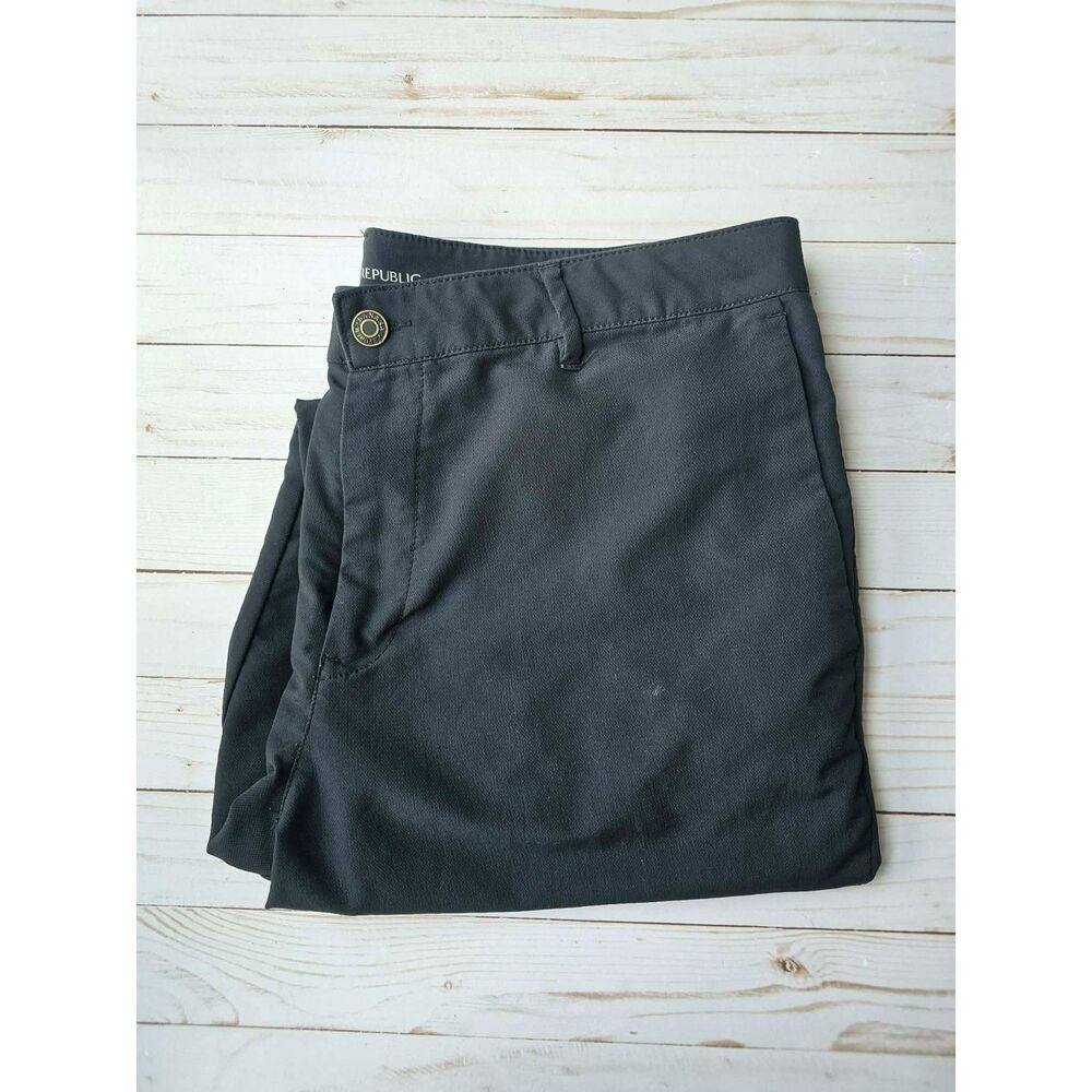 Preppy Banana Republic Black Dress Slacks 36x34